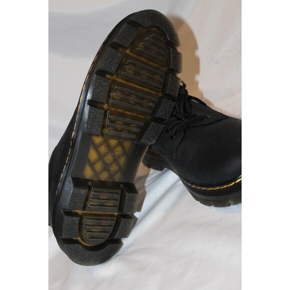 Dr. Martens REEDER Wyoming  Leather Utility Oxfords BLACK WOMEN 12 MEN 11 NEW - Picture 7 of 7